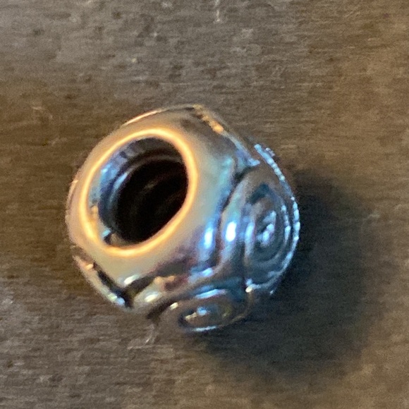 Pandora Authentic Retired Sterling Oxy Swirl Charm - Picture 4 of 6